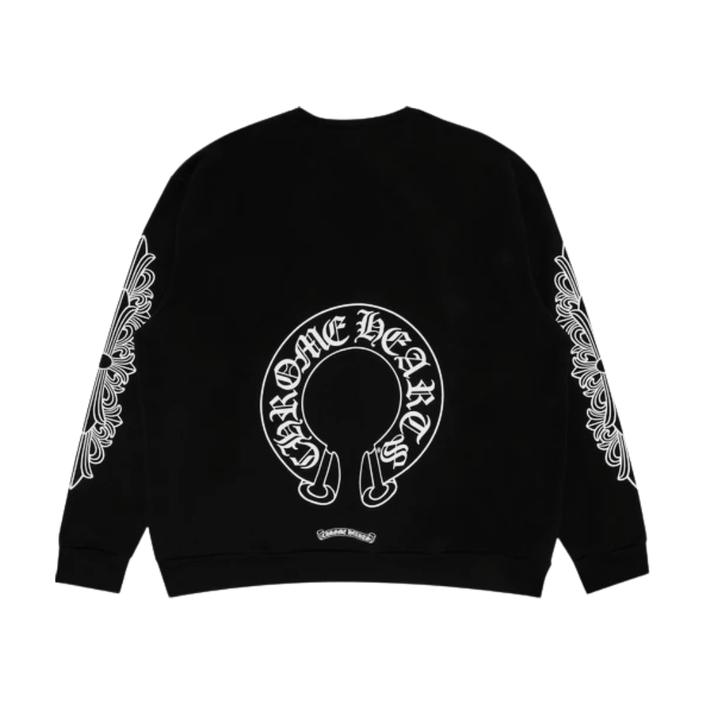 Chrome Hearts Horseshoe Sweatshirt Black Chrome Hearts Horseshoe Sweatshirt Black